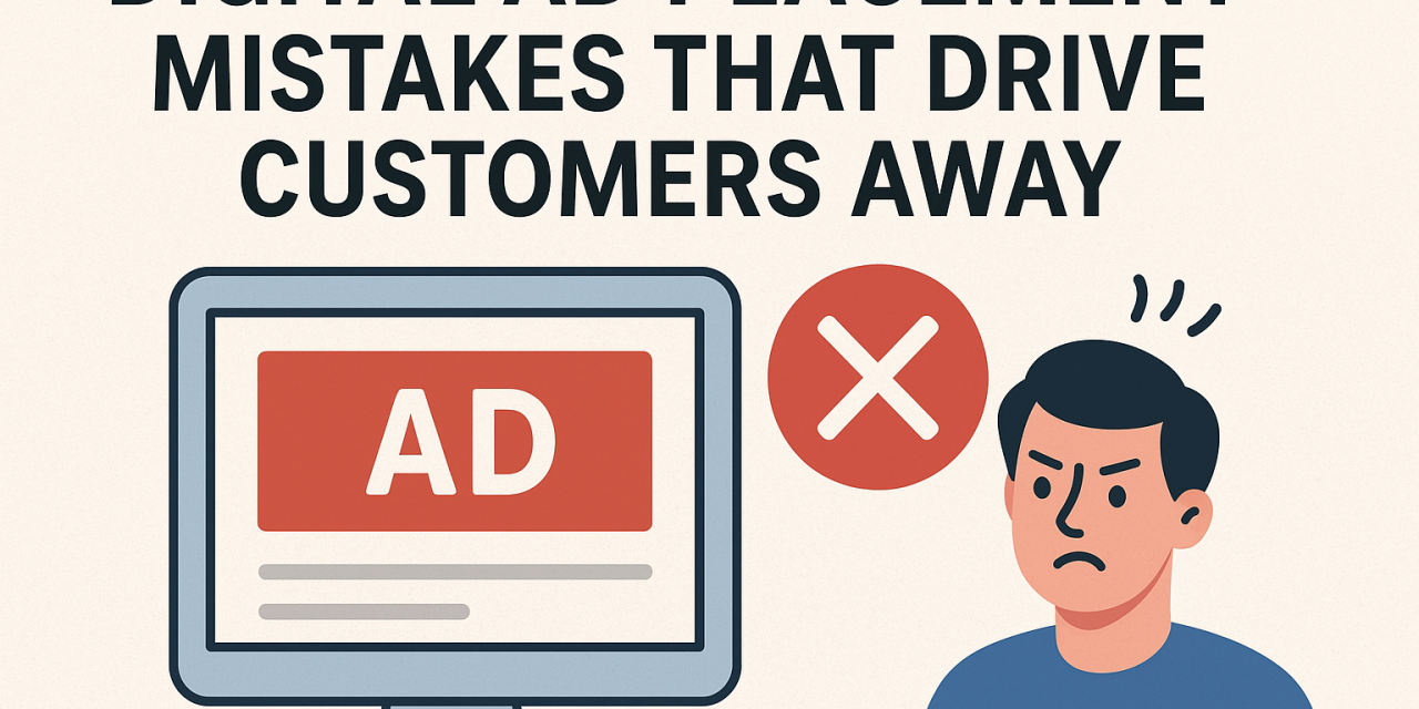 Digital Ad Placement Mistakes That Drive Customers Away
